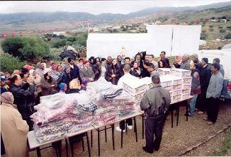 CARAVANE DE SOLIDARITE A ZRIBA ZAGHOUAN